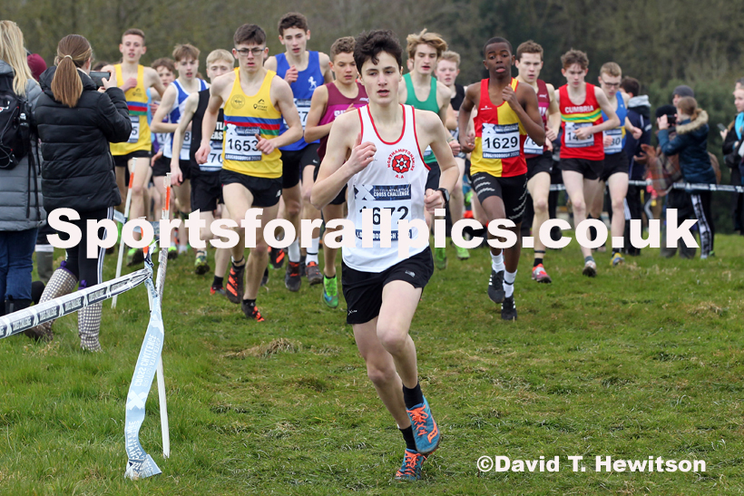 Boys under-15s, 2020 British Athletics Inter Counties Cross Country Champs., Prestwold Hall, Loughborough. Photo: David T. Hewitson/Sports for All Pics